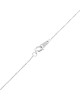 Diamond Solitaire Drop Necklace in White Gold